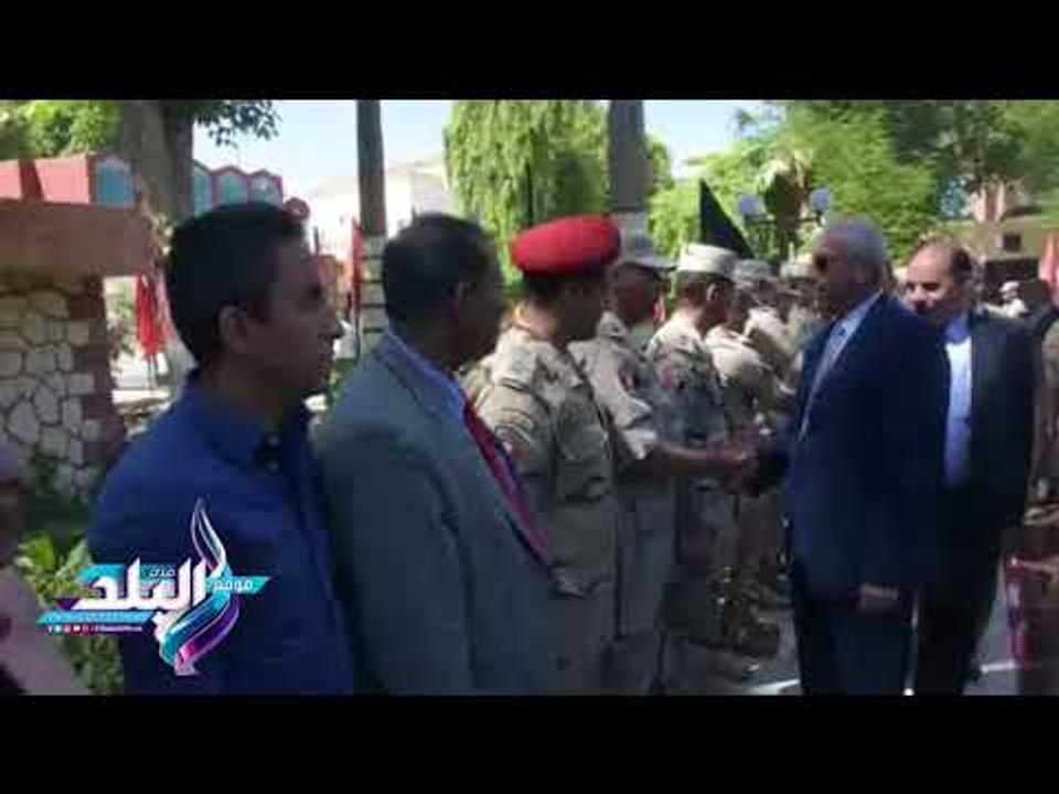 صدى البلد |  أسوان تحتفل بالذكرى الـ 44 لإنتصار...