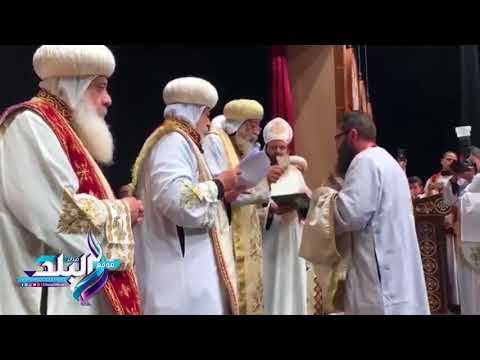 صدى البلد | البابا تواضروس يرسم 6 قمامصة بأستراليا