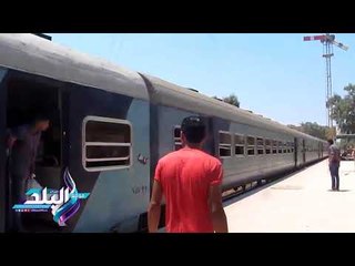 صدى البلد | قطارات الفيوم - القاهرة تعمل بصورة بدائية