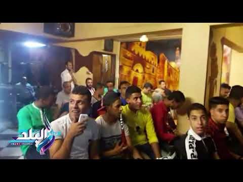 صدى البلد | زحام في مقاهي أسيوط لمشاهدة مباراة مصر والكونغو