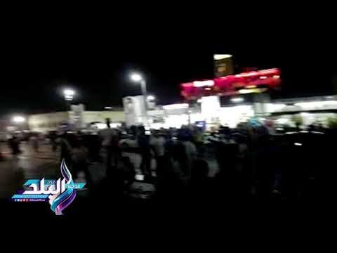 صدى البلد | الأسر الأسوانية تشارك فى الإحتفال بفوز المنتخب المصرى