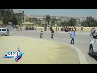 صدى البلد | الاهرامات تفتح ابوابهم امام المواطنين للاحتفال بالعيد