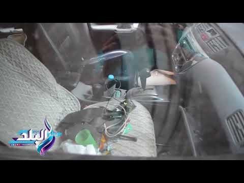 صدى البلد | الأدلة الجنائية والمفرقعات تفحص سيارة الإرهابي شريف بأرض اللواء