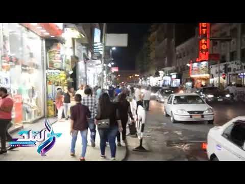 صدى البلد | زحام على محال وسط البلد ليلة عيد الأضحى