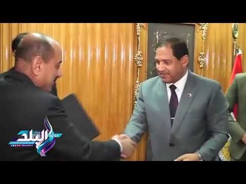 صدى البلد | محافظ الغربية يوقع برتوكول تعاون لتمويل الوصلات المنزلية