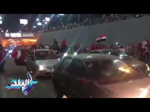 صدى البلد | شاهد.. احتفالات المصريين فى منطقة الكوربة ومصر الجديدة