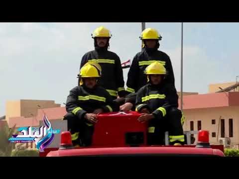 صدى البلد | المحافظ ومدير الأمن يتقدمان جنازة شهيد سيناء بمدينة بنى سويف الجديدة