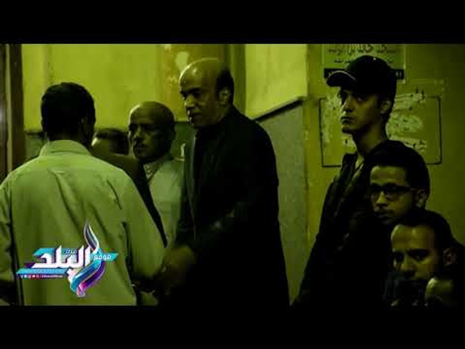 صدى البلد | طارق علام وأشرف زكي يقدمان العزاء فى شقيق الفنان سليمان عيد