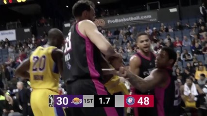 Desi Rodriguez with one of the day's best blocks