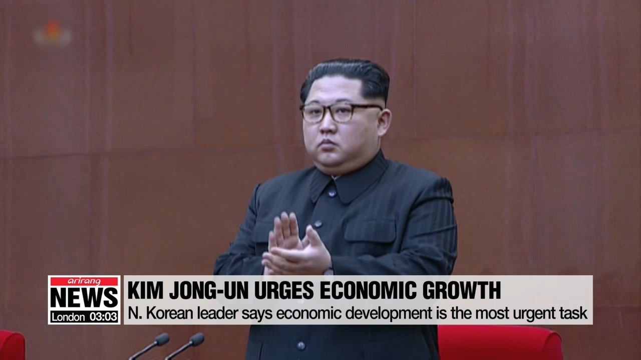 Kim Jong-un says economic development is the most urgent task