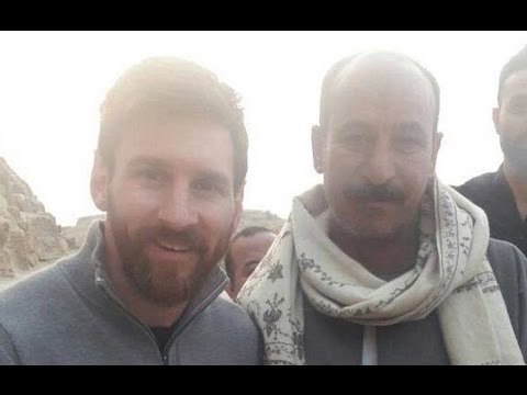 صباح البلد - لهذا السبب طلب ليونيل ميسي التصوير مع خفير الأهرامات