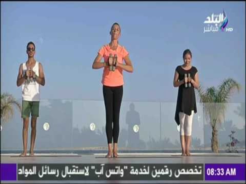 صباح البلد - تمارين رياضية لشد عضلات الجسم باستخدام الأوزان الخفيفة