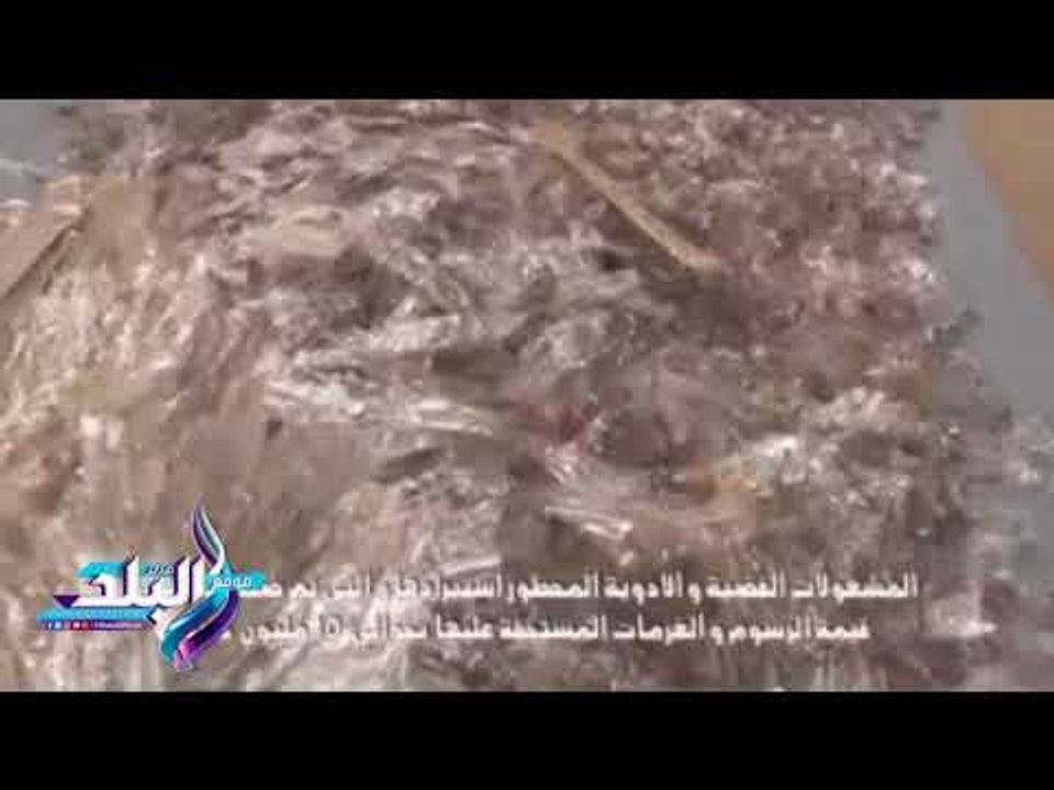 صدى البلد | الرقابة الادارية تحبط تهريب مشغولات فضية وادوية محظورة