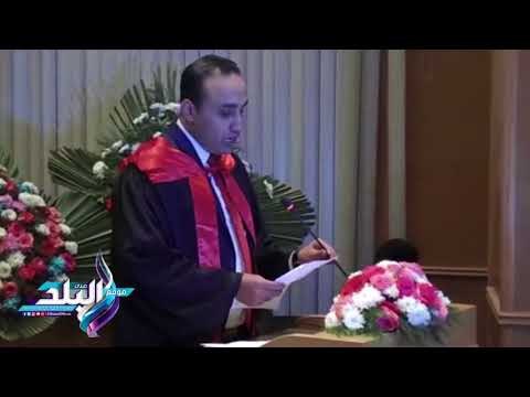 صدى البلد | ضابط شرطة يحصل على الدكتوراه بحقوق المنصورة
