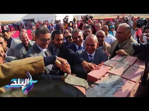 صدى البلد | محمود طاهر يضع حجر الأساس لفرع الأهلي بالتجمع الخامس