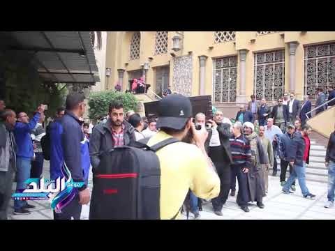 صدى البلد | لحظة تشييع جثمان أحمد رفعت من مسجد الحامدية الشاذلية