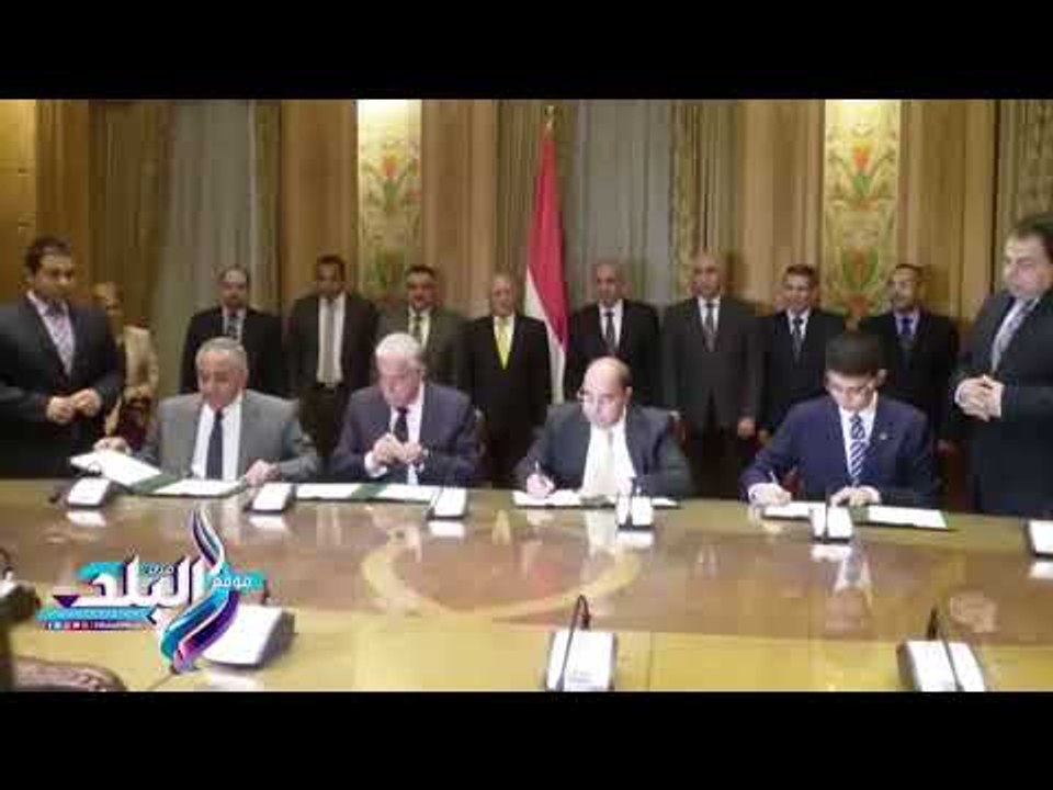 صدى البلد | "العصار" و"قابيل" يشهدان توقيع مذكرة تفاهم لتطوير المنطقة الصناعية بأبو زنيمة