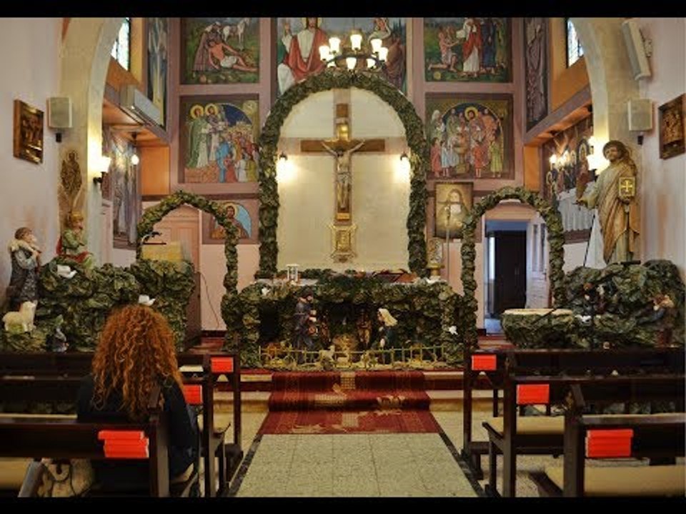 صدى البلد |  كنائس الشرقية تتزين إستعدادًا لإحتفالات أعياد الميلاد