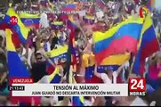 Juan Guaidó no descarta autorizar ‘intervención’ extranjera para sacar a Maduro del poder