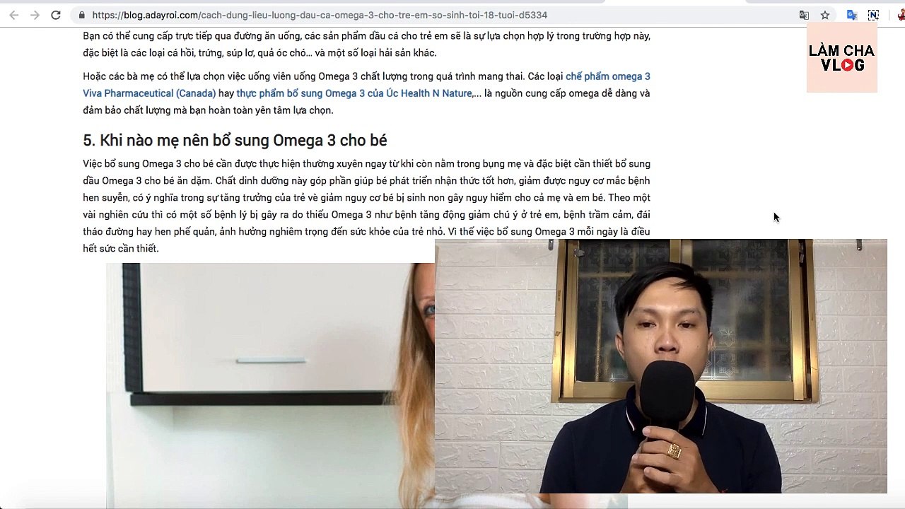 Cách tập cho bé uống dầu cá bổ sung Omega 3 Omega 6