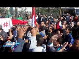 صدى البلد | العشرات يتظاهرون بميدان القائد إبراهيم للتنديد بقرار ترامب