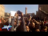صدى البلد |  تظاهر المئات في محيط الجامع الأزهر وسط هتافات «تسقط إسرائيل»