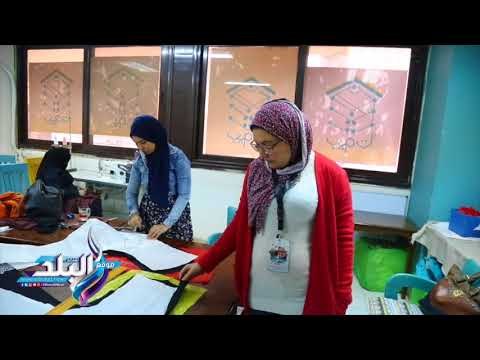 صدى البلد | لاول مرة ورشة لتعليم فنون التطزيز