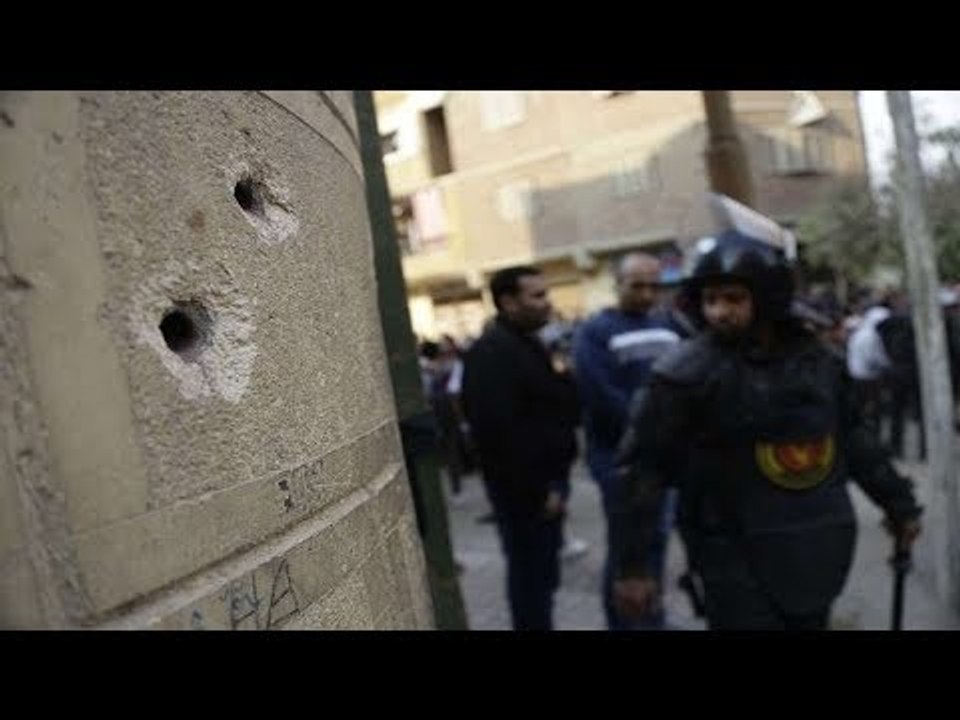 صدى البلد |  شهود عيان يروون تفاصيل حادث كنيسة مارمينا الارهابي بحلوان