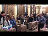 صدى البلد | ضياء رشوان وجلال عارف يشاركان في عزاء صلاح عيسى