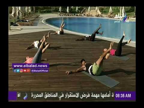 صدى البلد | تمارين صباحية لشد عضلات الجسم على «صباح البلد»