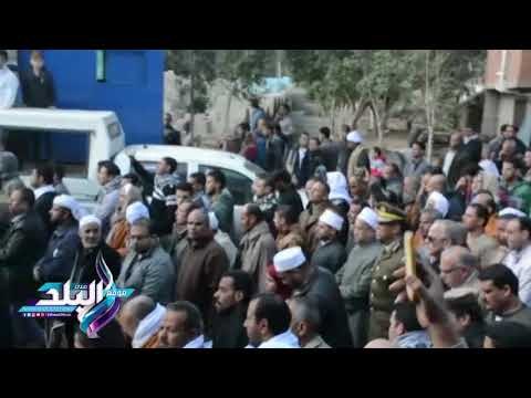 صدى البلد | أهالي بنها يشيعون جثمان شهيد الواجب بسيناء