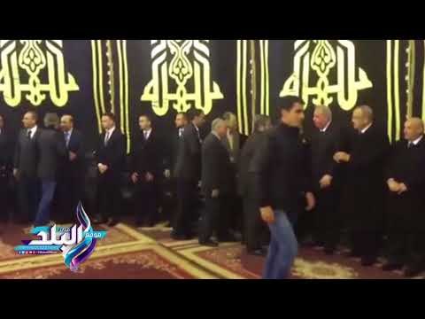 صدى البلد | سامى عنان وعلي المصيلحي في عزاء الكاتب إبراهيم نافع