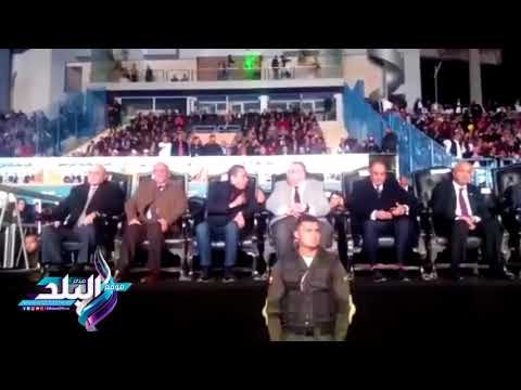 صدى البلد | آلاف المواطنينن يعلنون دعمهم للرئيس السيسي من استاد بتروسبورت