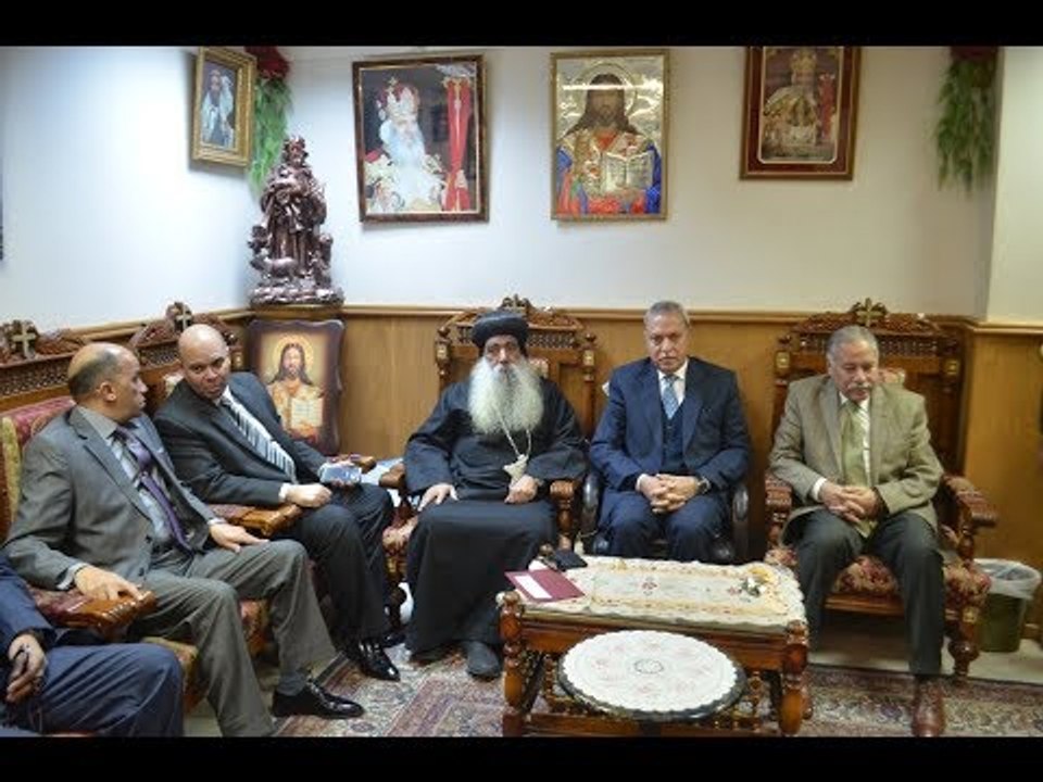 صدى البلد | جولة لمحافظ قنا على الكنائس والأدير...