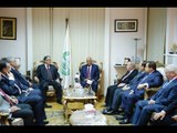 صدى البلد | رئيس النواب و ابو العينين  خلال الاجتماع التشاوري بشأن الاتحاد العربي للتحكيم