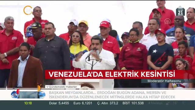 Venezuela'da elektrik kesintisi