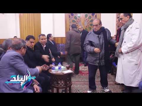 صدى البلد | بدء عزاء الراحل سيد خطاب بمسجد الحامدية الشاذلية بالمهندسين