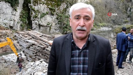 Asırlık ahşap köprü restore ediliyor