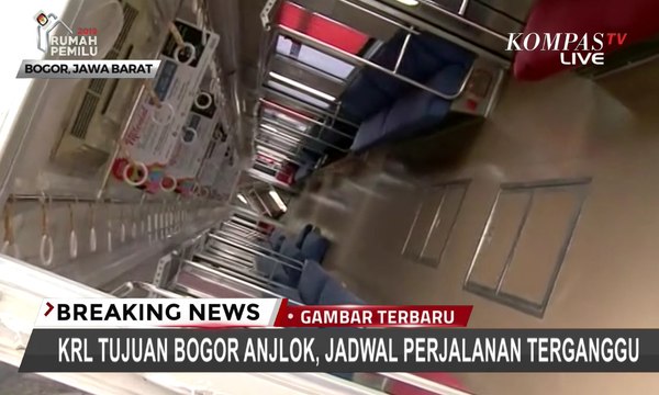 Begini Kondisi KRL yang Anjlok di Kebon Pedes