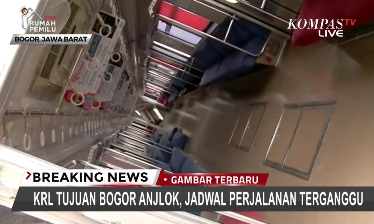 Begini Kondisi KRL yang Anjlok di Kebon Pedes