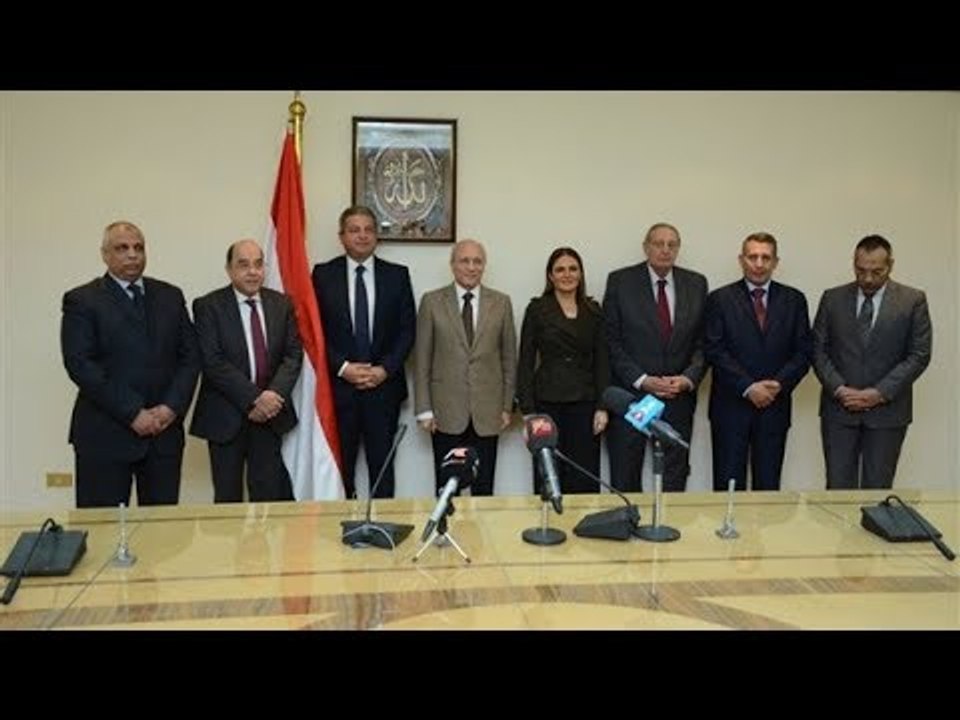 صدى البلد |  «العصار» و «نصر» وخالد عبد العزيز يوقعون بروتوكول تعاون