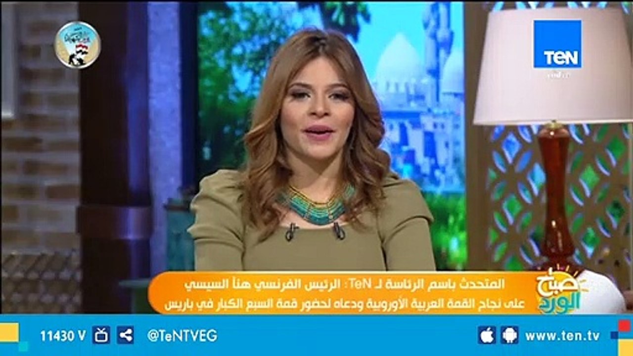 المتحدث باسم الرئاسة ل TeN الرئيس الفرنسأ هنأ السيسى على نجاح القمة العربية الأوروبية ودعاه لحضور قم