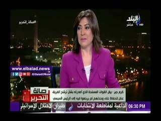 صدى البلد |كرم جبر: «كل طوبة تبني تعتبر حجر يرمى على رؤوس المتامرين والخونة»