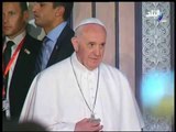 صدى البلد - شاهد ما حدث لحظة دخول بابا الفاتيكان إلى مؤتمر الأزهر العالمي للسلام