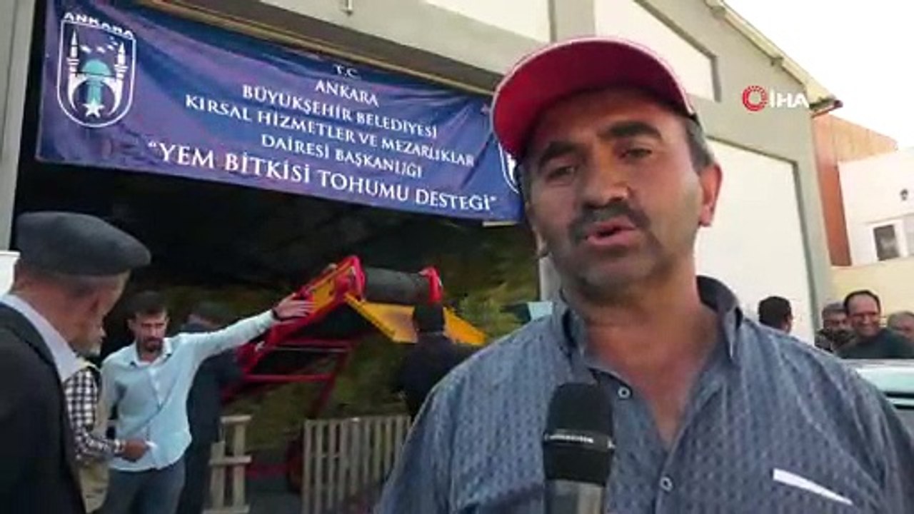 Ankara Büyükşehir Belediyesi bu yıl da 25 ilçede Başkentli çiftçilere tohum desteği sağlayacak