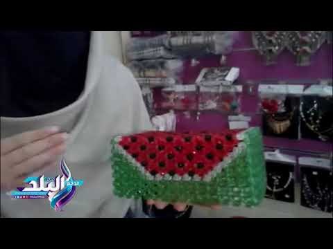 صدى البلد | ابنة قرية بنى هارون .. رشا تصنع من الخرز تحفا فنية