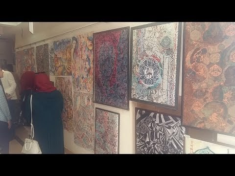 صدى البلد | إبداعات طلاب تطبيقية بنها فى معرض بقصر ثقافة القليوبي