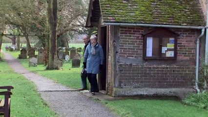 Theresa May departs church with husband Philip