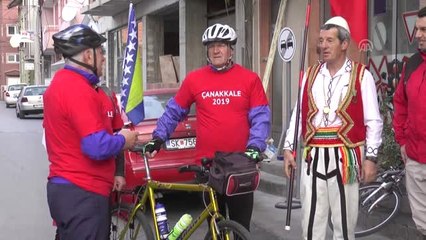 Çanakkale Şehitleri İçin Balkanlar'dan Pedal Çevirecekler