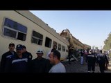 صدى البلد |  في موقع حادث البحيرة.. أهالي «أبو الخاوي» يروون كارثة القطار 678